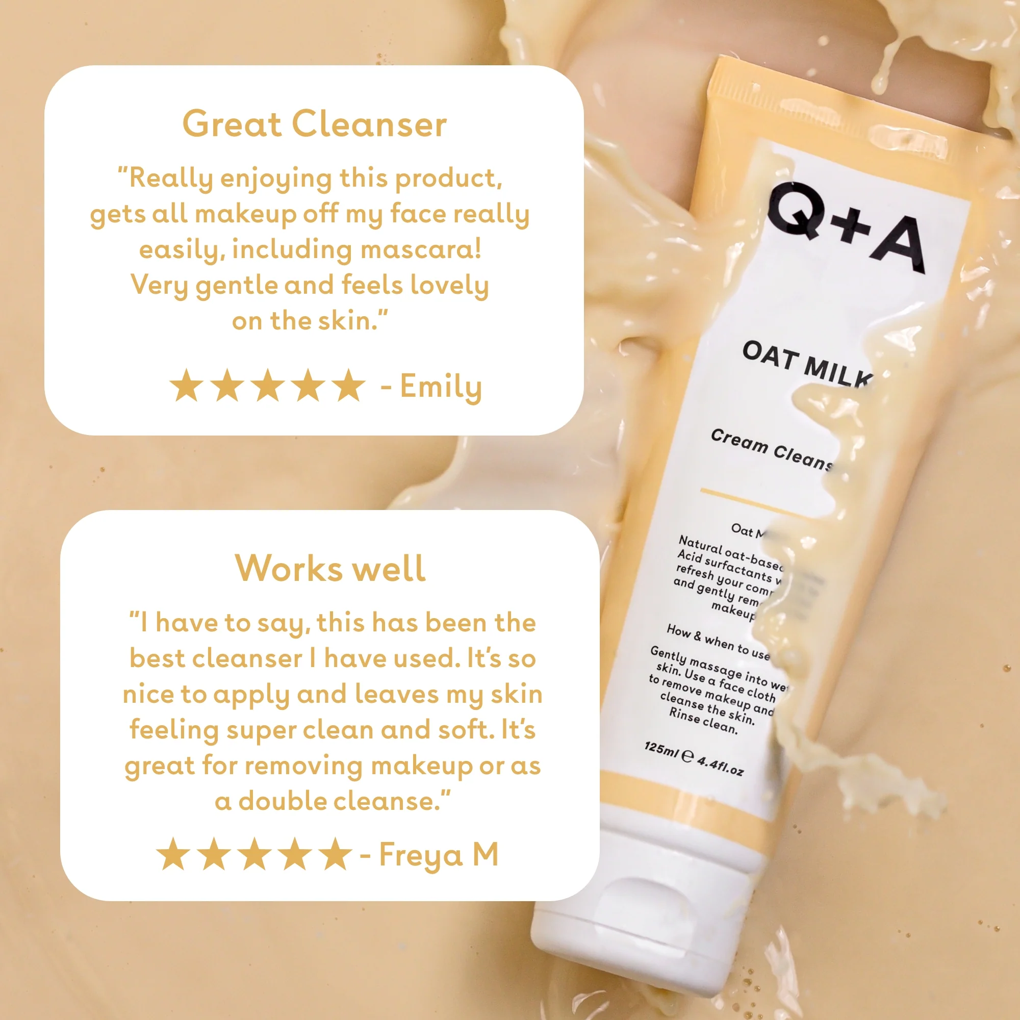 Oat Milk Cream Cleanser - Image 3
